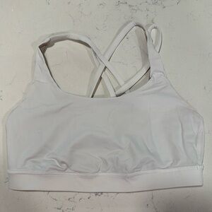 Lululemon Energy Bra Size 8 GUC White